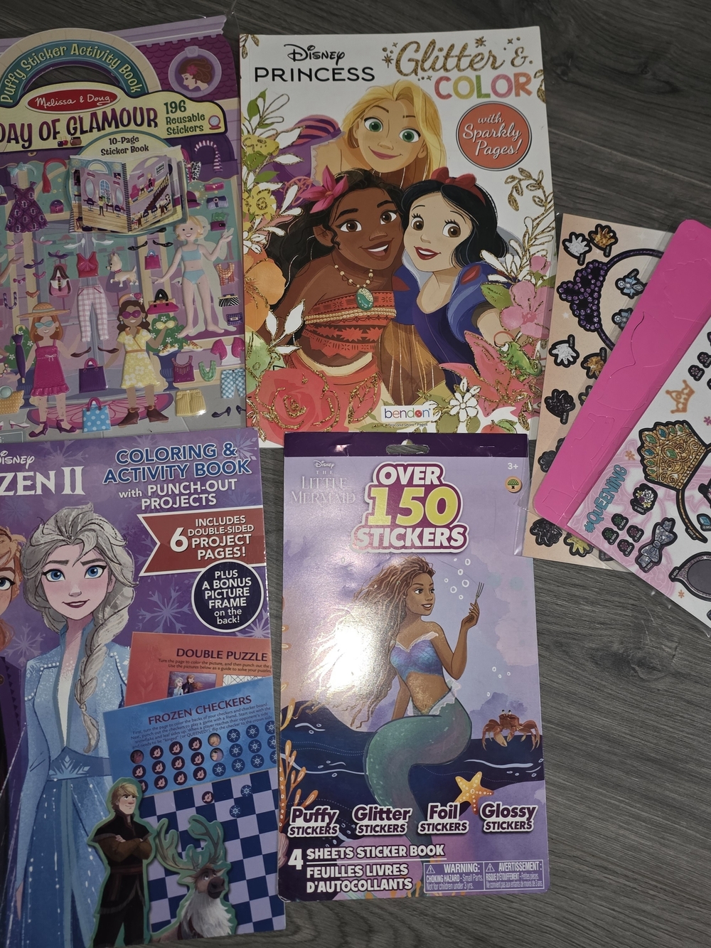 Bundle. Coloring. Stickers. Activity book. New.